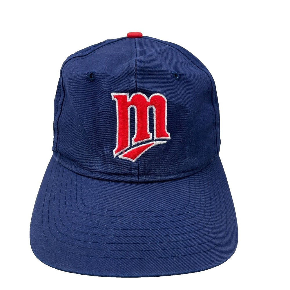 Vintage Minnesota Twins Hat Cap Snapback 90s Y2K‎ Plain Logo Logo 7 MILB Adult